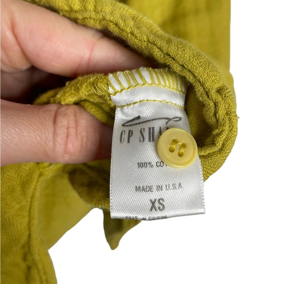 CP Shades x Free People | Doublecloth Solid Top in Chartreuse XS - Picture 4 of 7